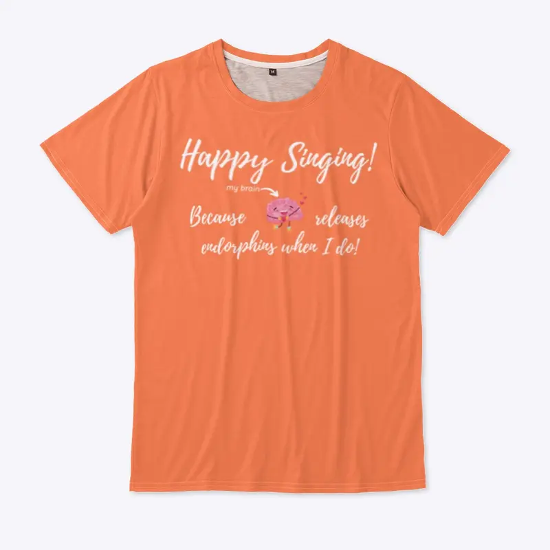 Happy Singing Orange Tops