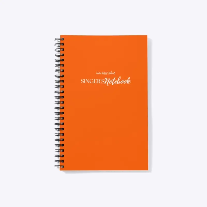 Indie Artist School Singer's Notebook